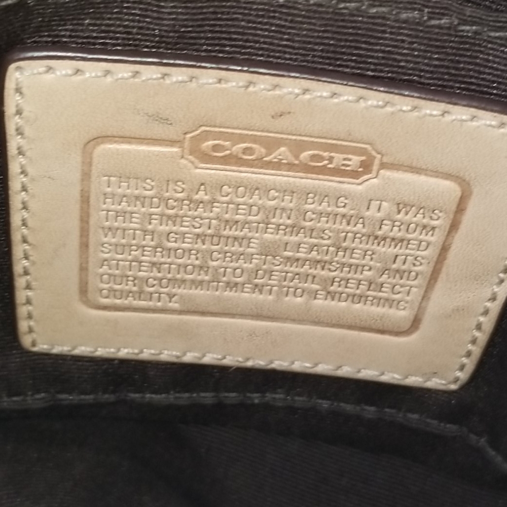 Coach Signature Purse - Picture 5 of 5